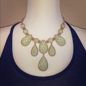 Gold and Turquoise Necklace